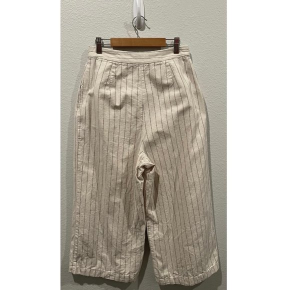 ASOS Beige Striped Wide Leg Pant - Picture 8 of 8